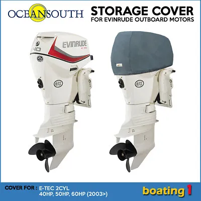 $34 • Buy Evinrude Outboard Motor Engine Half Cover E-TEC 2CYL 40HP, 50HP, 60HP (2003>)